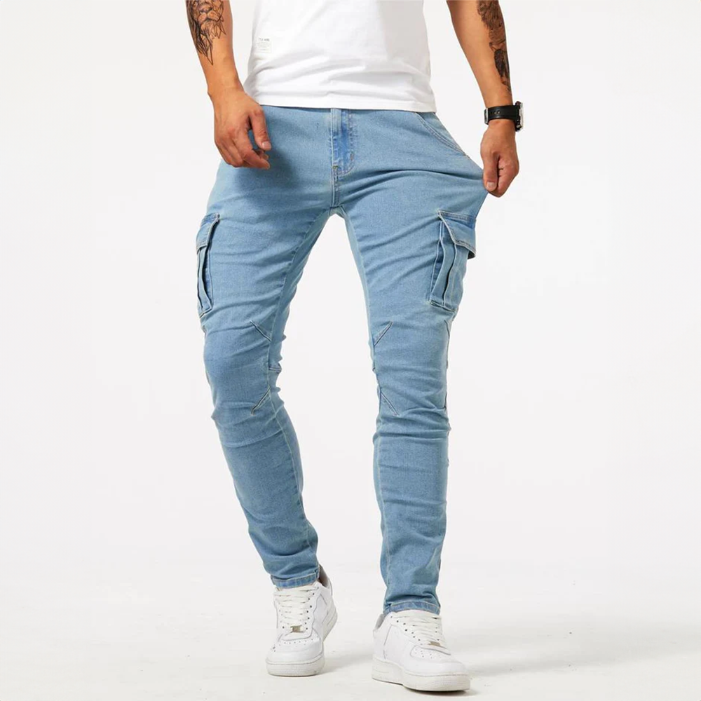 Nordiva™ | Stretchy Cargo Jeans