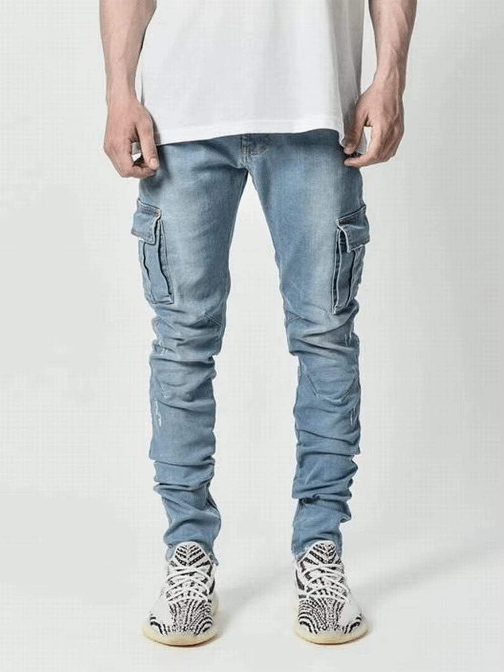 Nordiva™ | Cargo Street Elastic Jeans