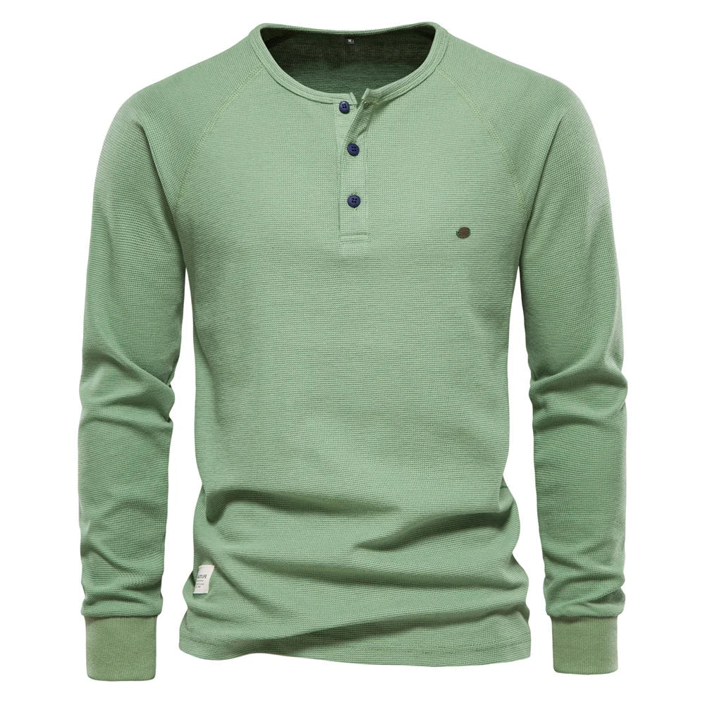Nordiva™ | Long Sleeve Shirt Met Knopen