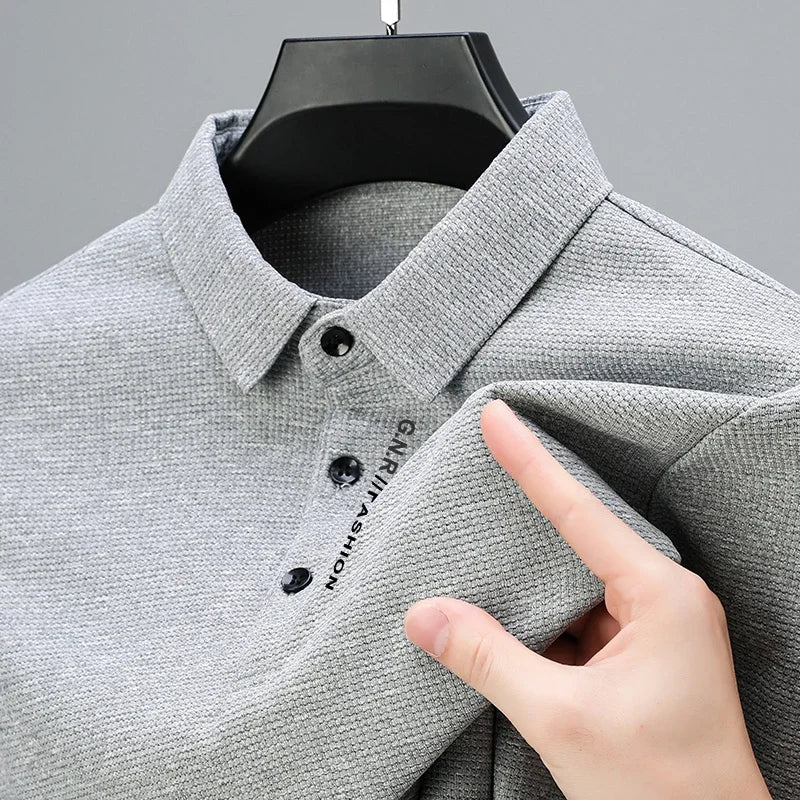 Nordiva™ | Poloshirt met Lange Mouwen