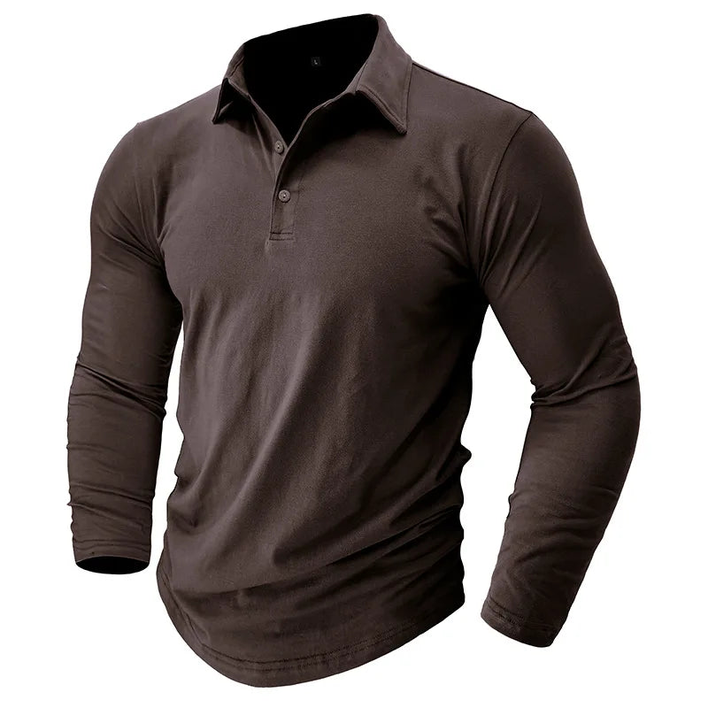 Nordiva™ | Polo Shirt Met Lange Mouwen