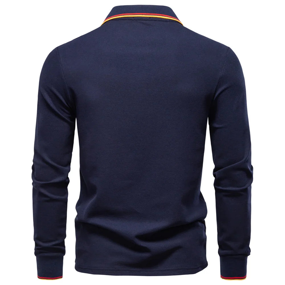Nordiva™ | Premium Poloshirt Met Lange Mouwen