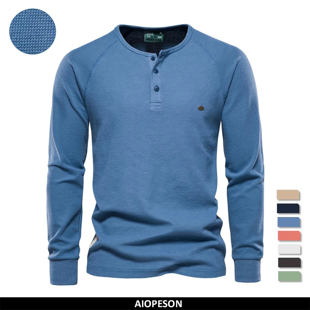 Nordiva™ | Long Sleeve Shirt Met Knopen