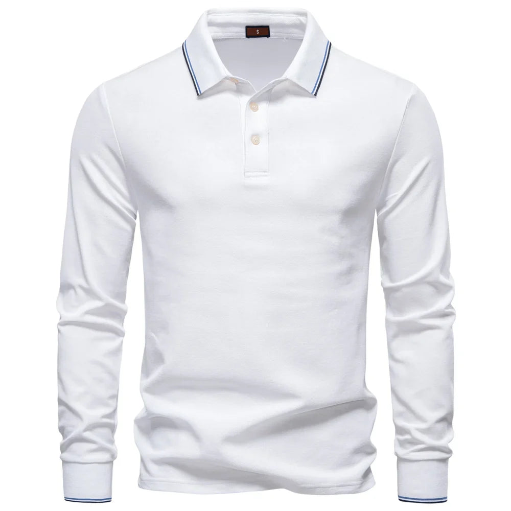 Nordiva™ | Premium Poloshirt Met Lange Mouwen