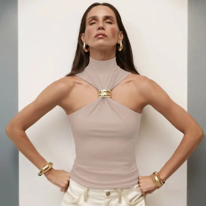 Nordiva™ | High neck haltertop