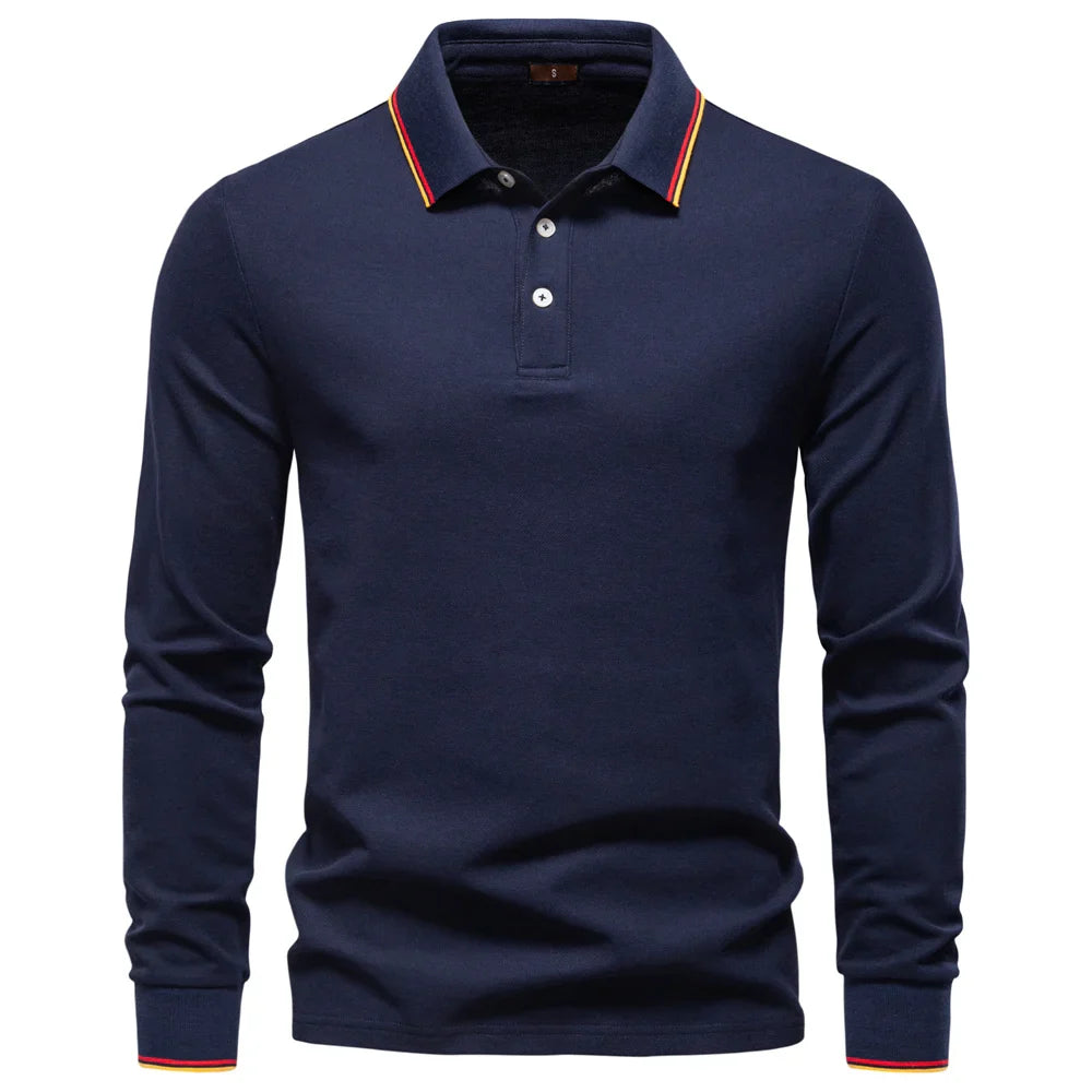 Nordiva™ | Premium Poloshirt Met Lange Mouwen