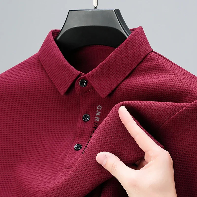Nordiva™ | Poloshirt met Lange Mouwen