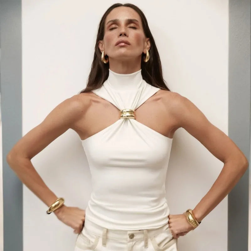 Nordiva™ | High neck haltertop