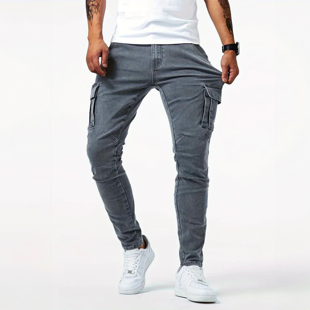 Nordiva™ | Stretchy Cargo Jeans