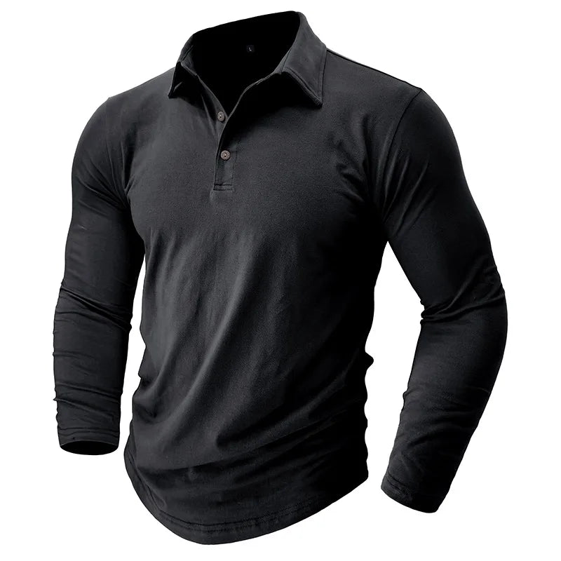 Nordiva™ | Polo Shirt Met Lange Mouwen