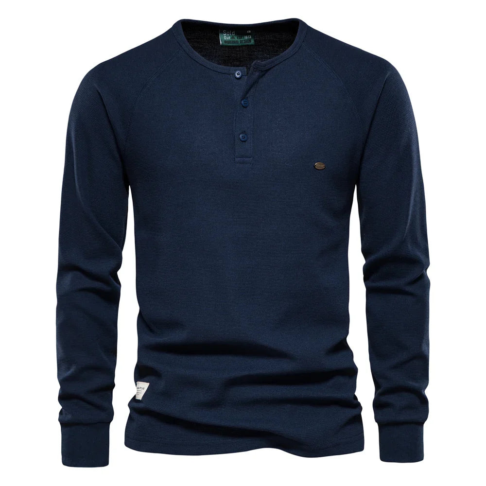 Nordiva™ | Long Sleeve Shirt Met Knopen