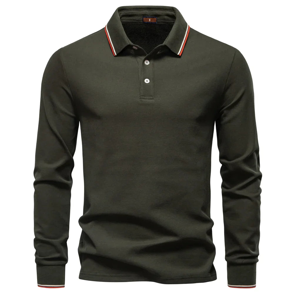 Nordiva™  | Premium Poloshirt Met Lange Mouwen