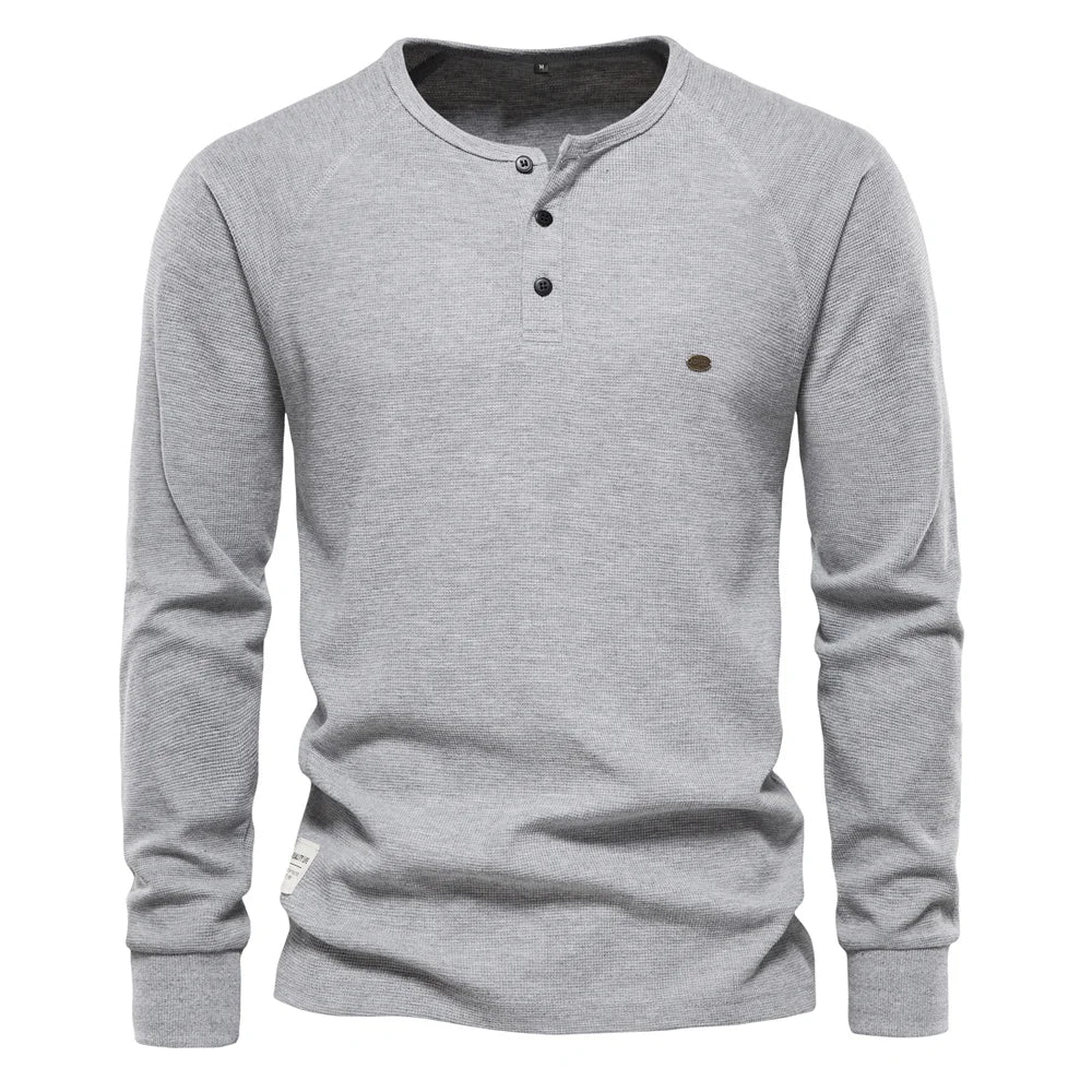 Nordiva™ | Long Sleeve Shirt Met Knopen