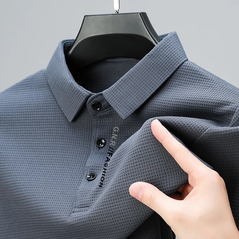 Nordiva™ | Poloshirt met Lange Mouwen