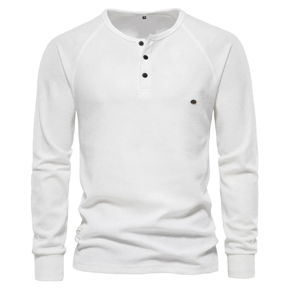Nordiva™ | Long Sleeve Shirt Met Knopen