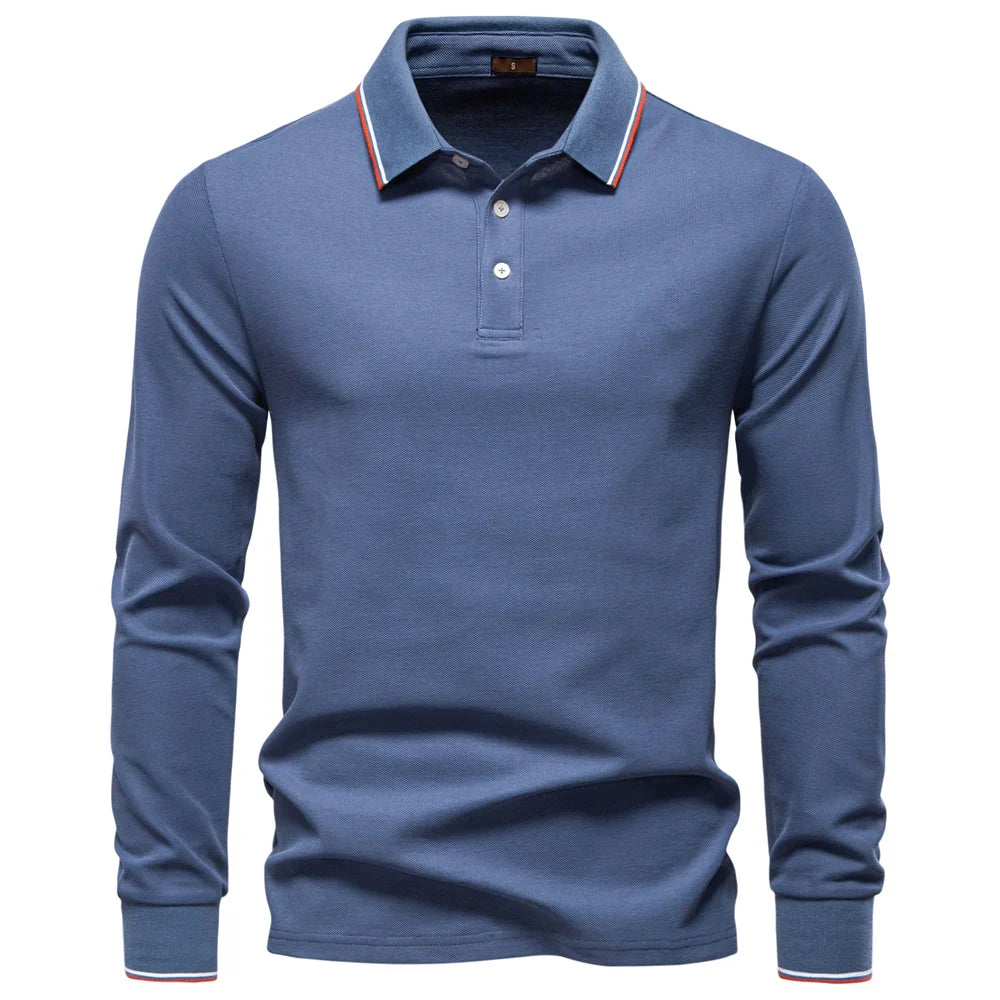 Nordiva™  | Premium Poloshirt Met Lange Mouwen