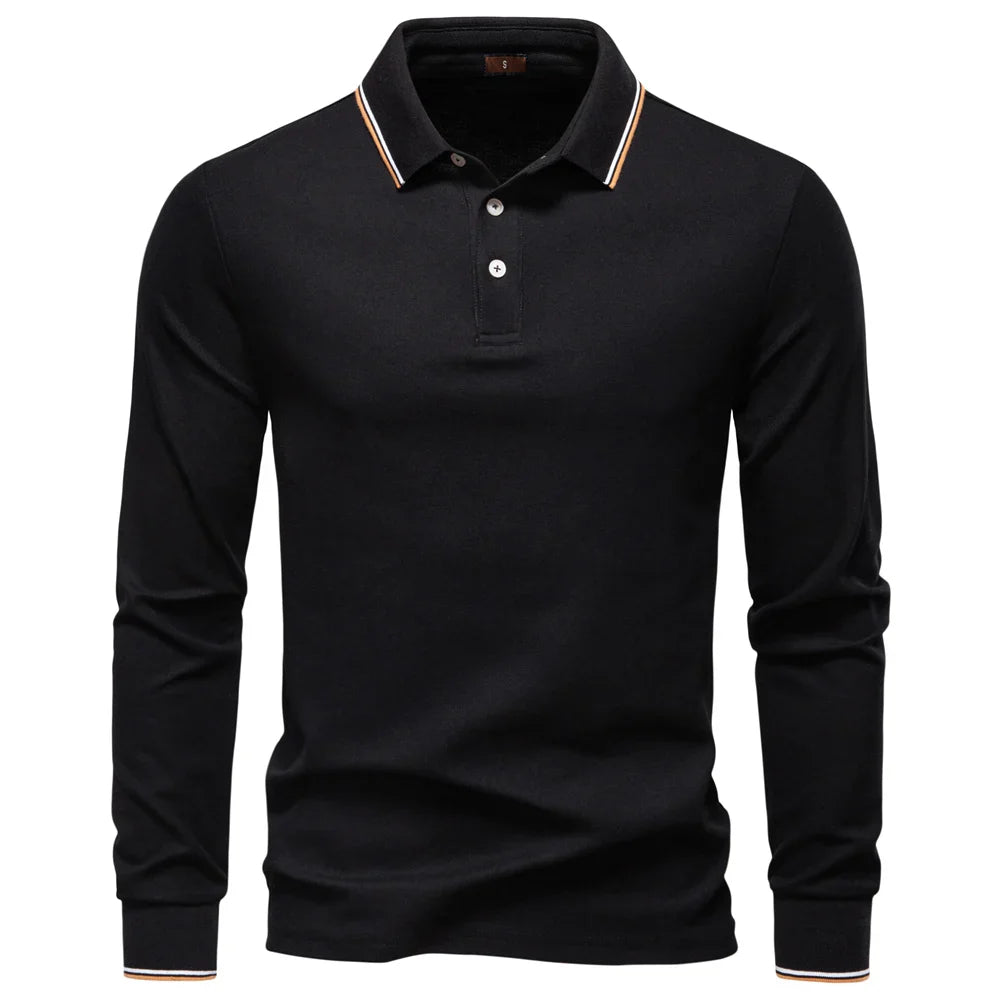 Nordiva™  | Premium Poloshirt Met Lange Mouwen
